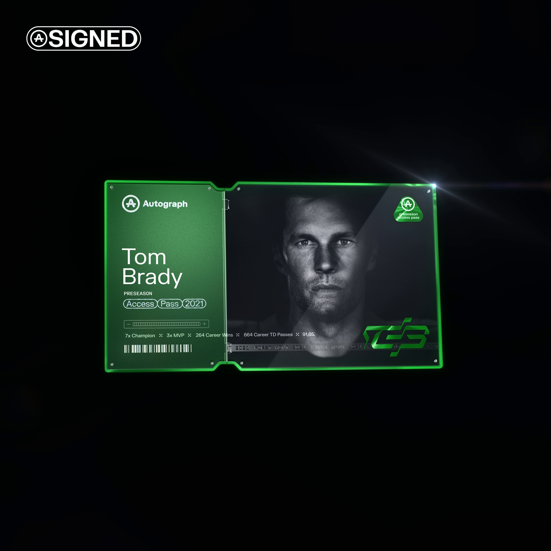 Tom Brady Holofoil Arena Card