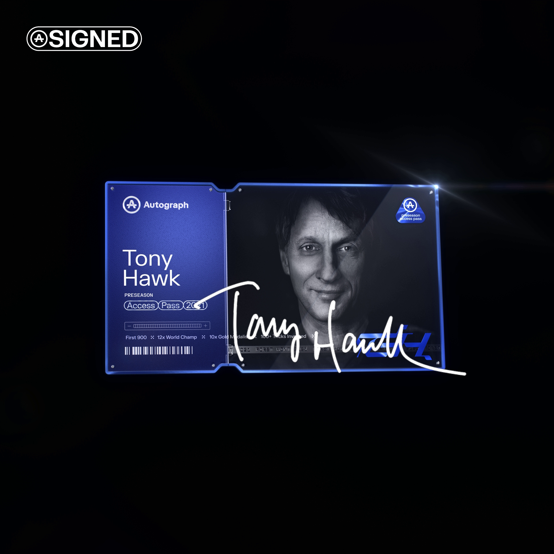 Autograph to the future of fandom.